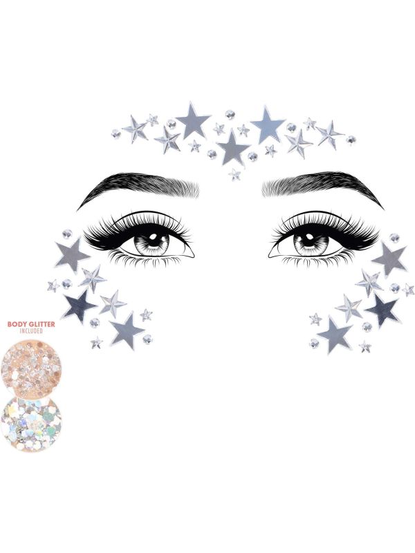 Sweet Dreams Gezicht Jewel Stickers