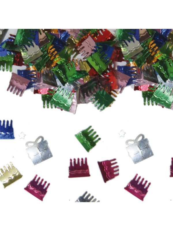 Taart en Cadeaus Tafeldecoratie Sierconfetti Verjaardag