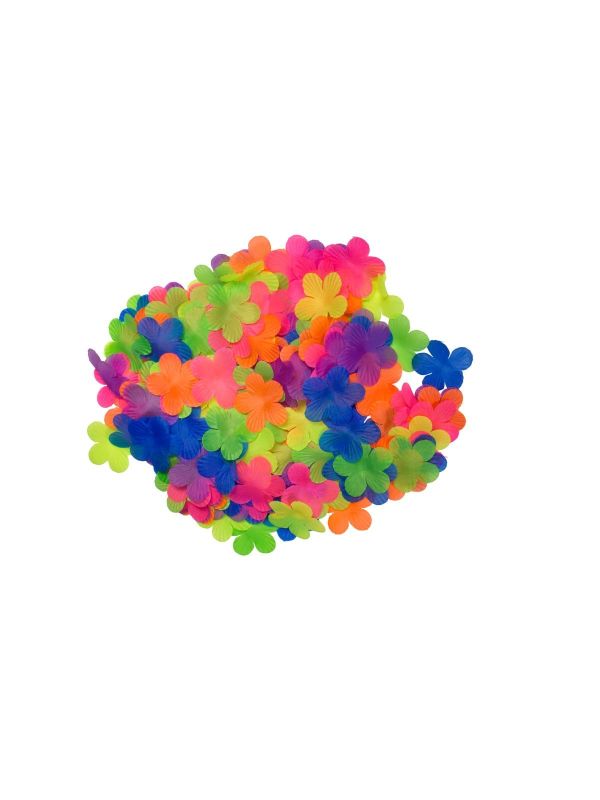 Tafelconfetti Neon Hawaii Bloemen 300 Stuks