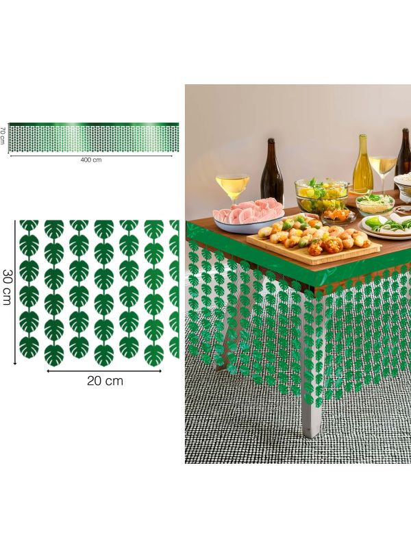 Tafelkleed Hawaii Stijl Groene Palmbladeren