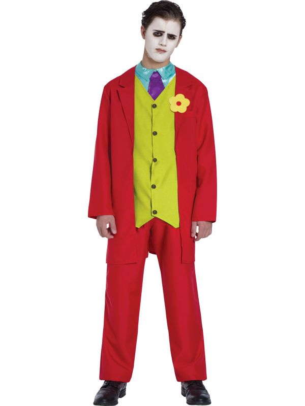 The Joker Outfit Rood Tiener 14-16 Jaar