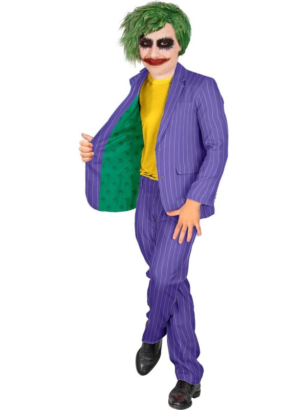 The Joker Paars Kostuum Jongens