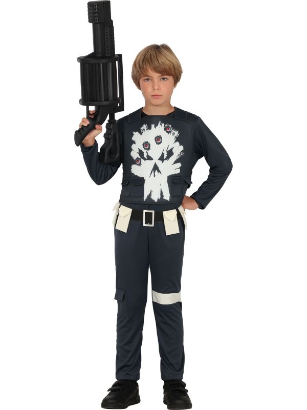 The Punisher Kostuum Kind Zwart