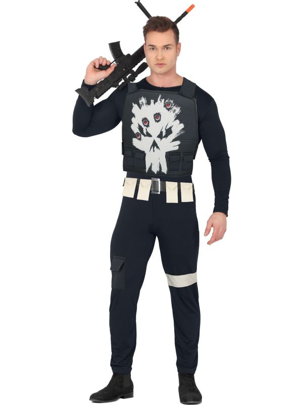 The Punisher Soldaten Outfit Volwassenen
