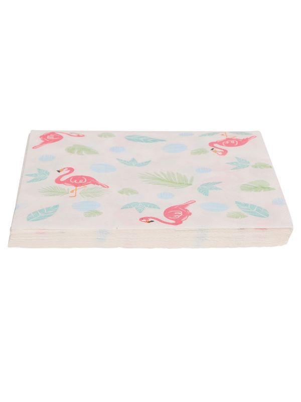 Themafeest Flamingo Servetten
