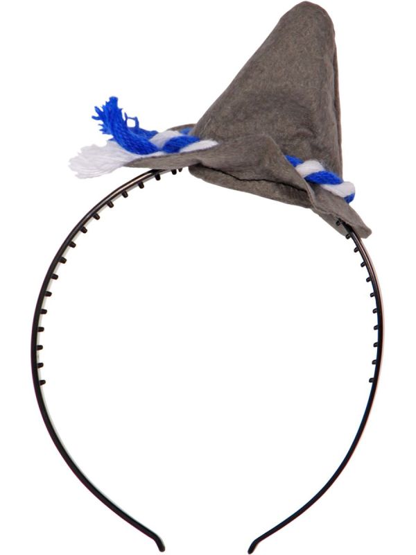 Tiara Minihoedje Oktoberfest Grijs