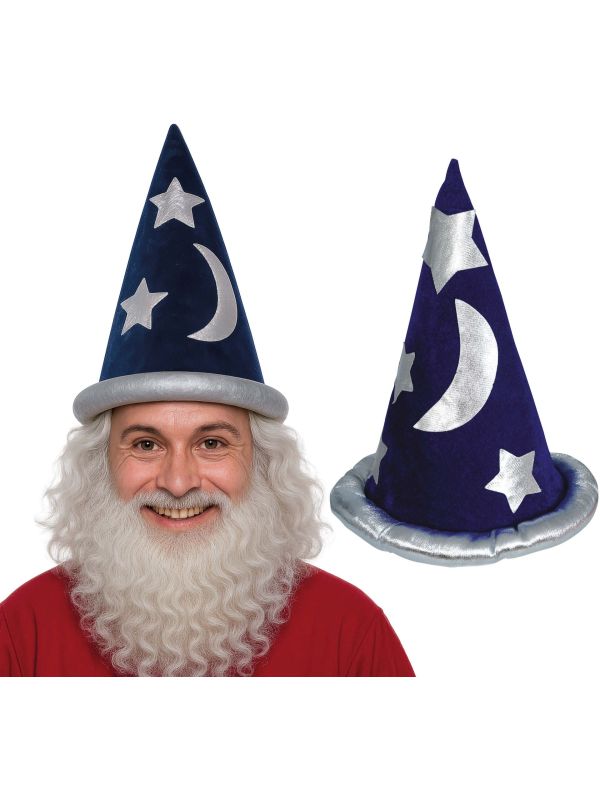 Tovenaarshoed Blauw Zilver