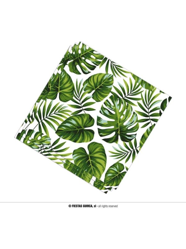Tropical Leaves Hawaii Servetten