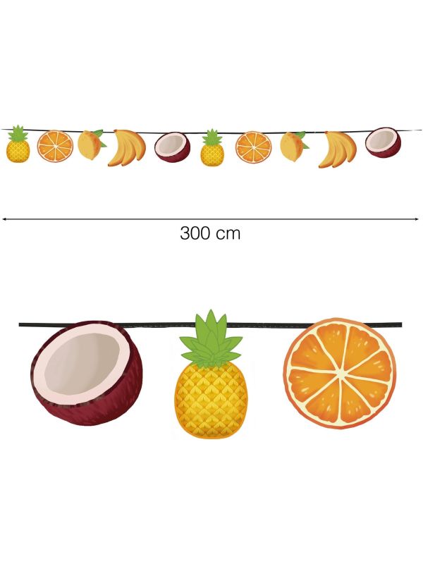 Tropisch Fruit Figuurslinger 3 Meter