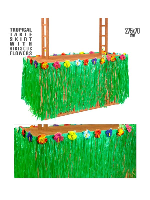 Tropisch Tafelkleed met Hibiscus Bloemen