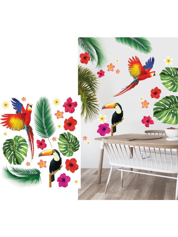Tropische Hawaii Jungle Muurstickers