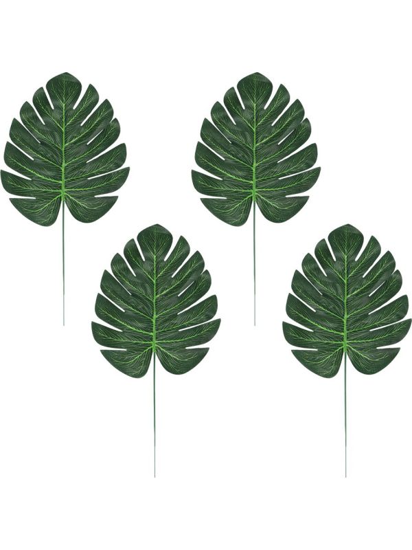 Tropische Nep Palmbladeren Set van 4