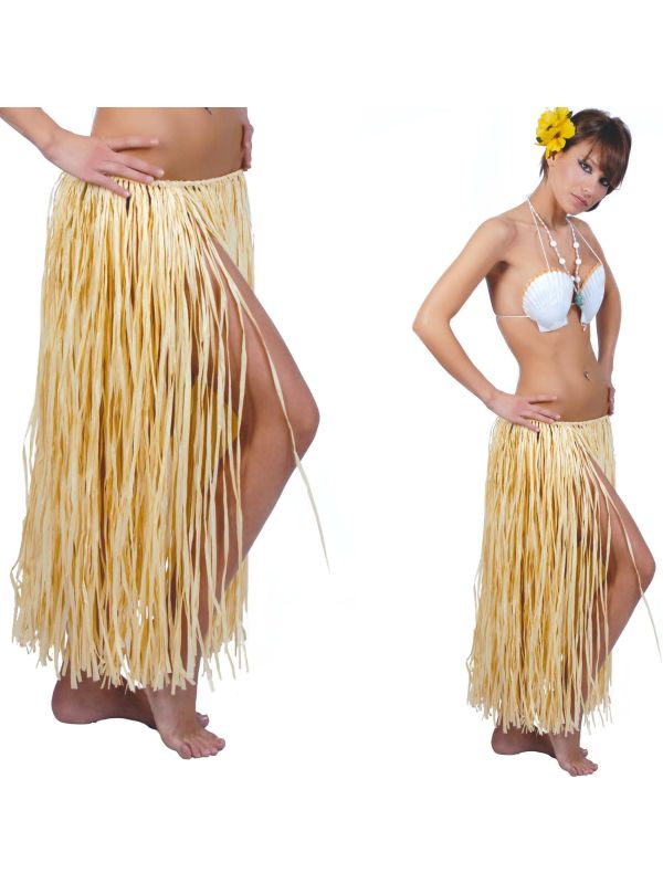Tropische Rieten Rok Hawaii 70cm