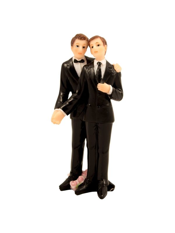 Trouwfiguurtje Homo Koppel Bruiloft
