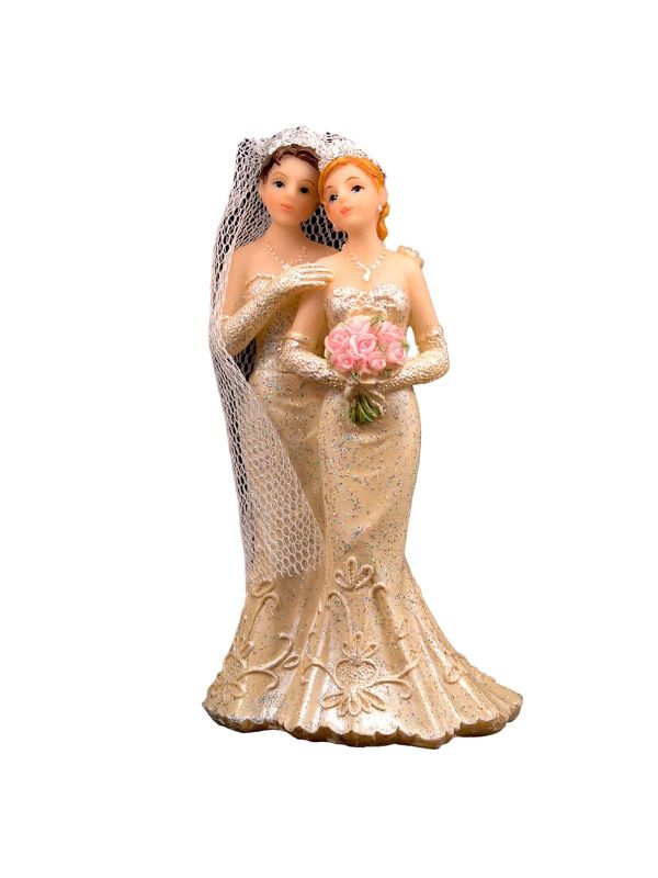 Trouwfiguurtje Lesbisch Koppel Bruiloft