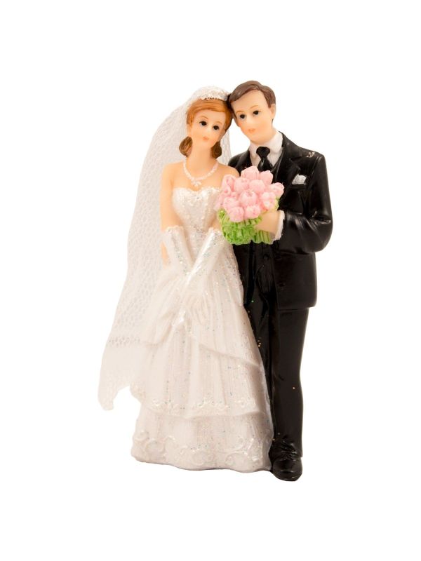 Trouwfiguurtje Taart Klassiek Koppel