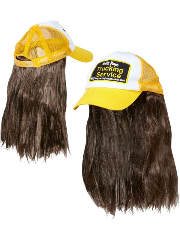 Trucker Pet met Pruik
