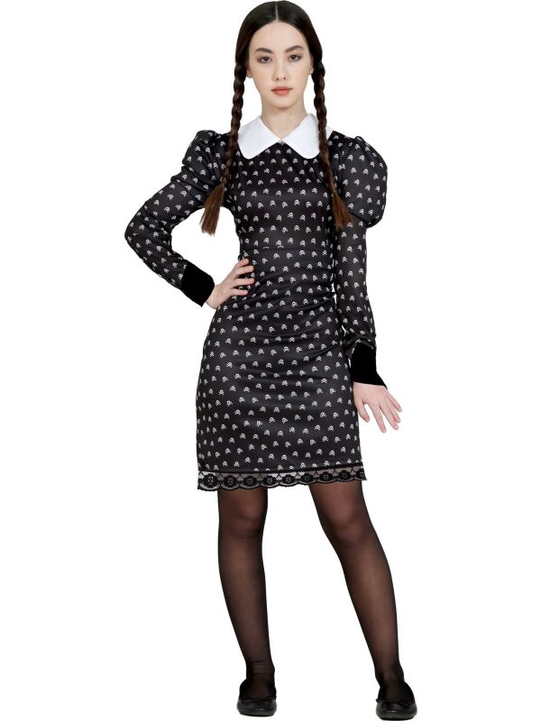 Tuesday Addams Family Jurk Meisjes 14-16 Jaar