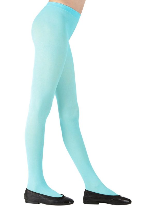 Turquoise Basis Maillot Kind 40Den