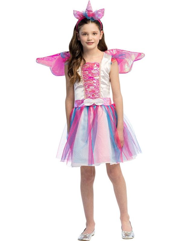 Unicorn Prinses Kostuum Kind Met Vleugels En Diadeem