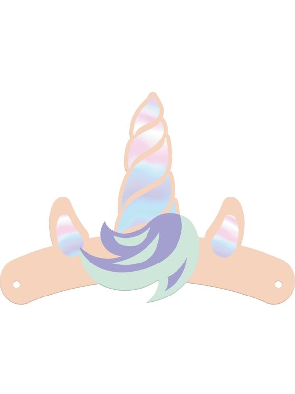 Unicorns en Rainbows Kinderfeestje Hoofdbanden 6 Stuks