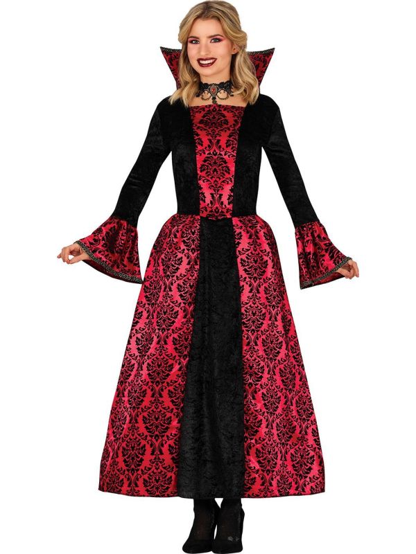 Vampier Jurk Dames Rood