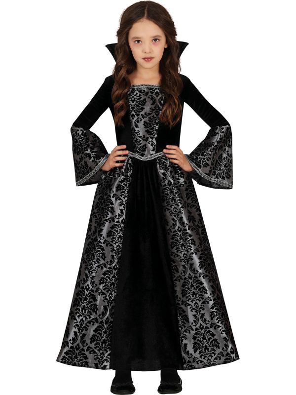 Vampier Jurk Kinderen Zilver