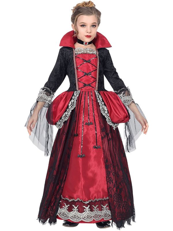 Vampier Outfit Meisje Rood