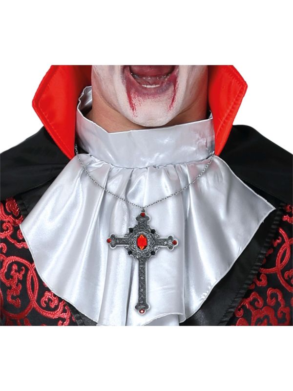 Vampier Robijn Kruis Ketting
