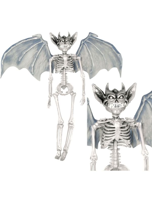 Vampierskelet Decoratie Zilver 40cm Halloween