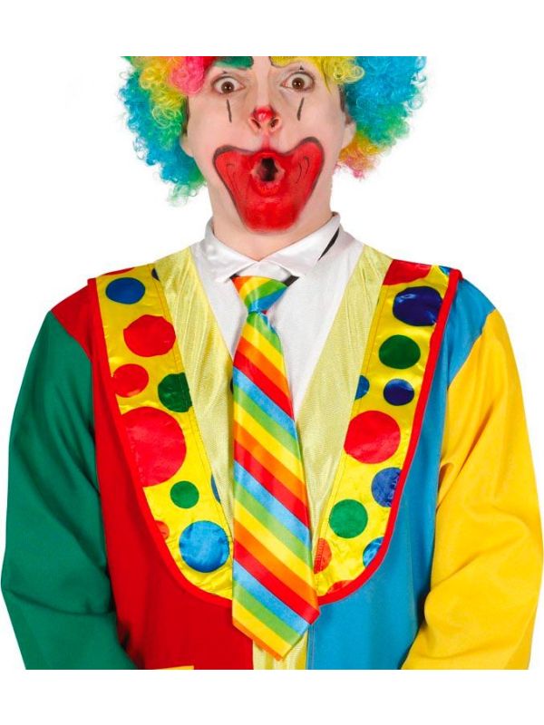 Veelkleurige Clown Stropdas