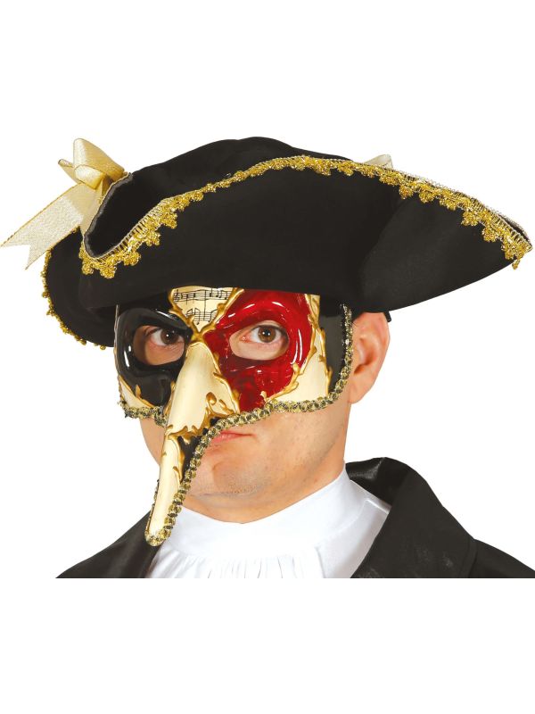 Venetiaans Muzikaal Masker met Neus