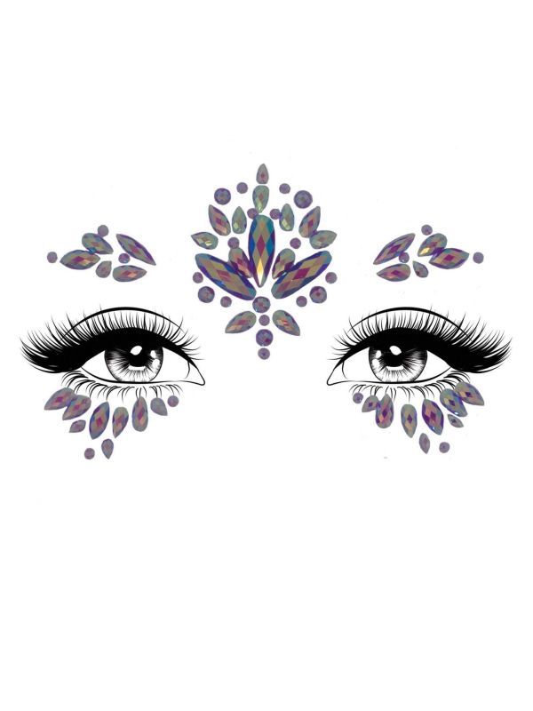 Verity Zilveren Face Jewels