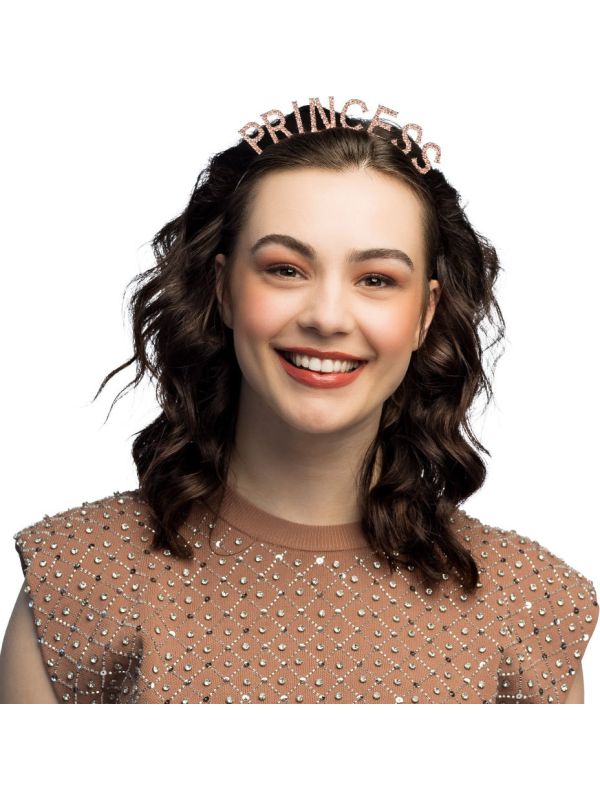 Verjaardag Diadeem 'Princess' Roze Dames