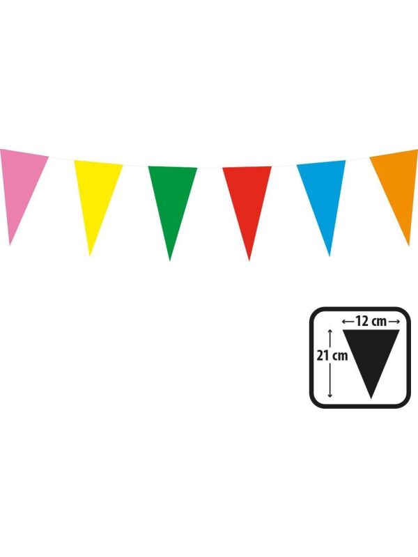 Verjaardag Papieren Vlaggenlijn Veelkleurig