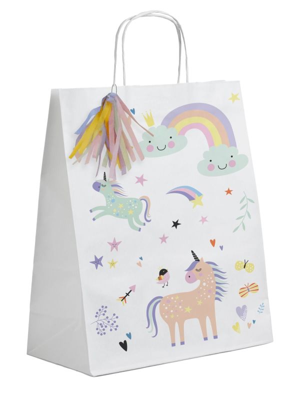 Verjaardag Uitdeelzakjes Unicorns en Regenboog