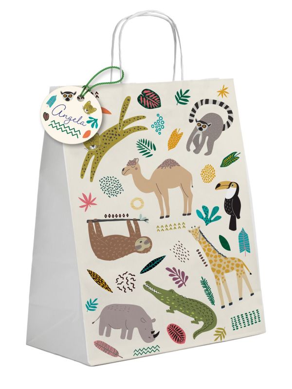 Verjaardag Uitdeelzakjes Zoo Party