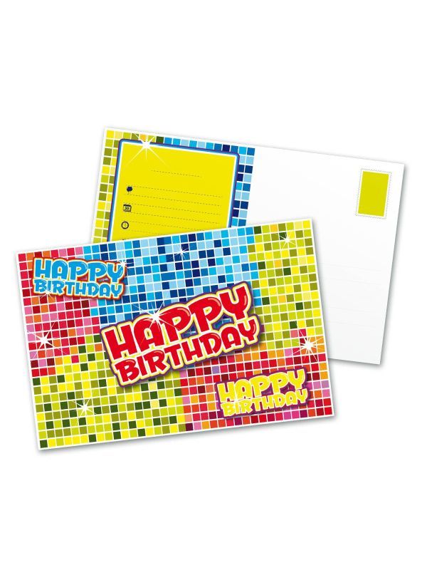 Verjaardag Uitnodigingskaarten Birthday Blocks