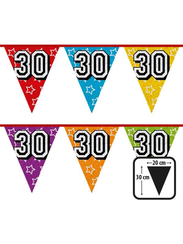 Verjaardag Vlaggetjes 30 Jaar