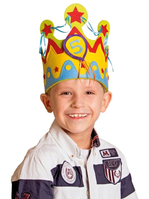 Verjaardagskroon Jongen 1 Tot 5 Jaar