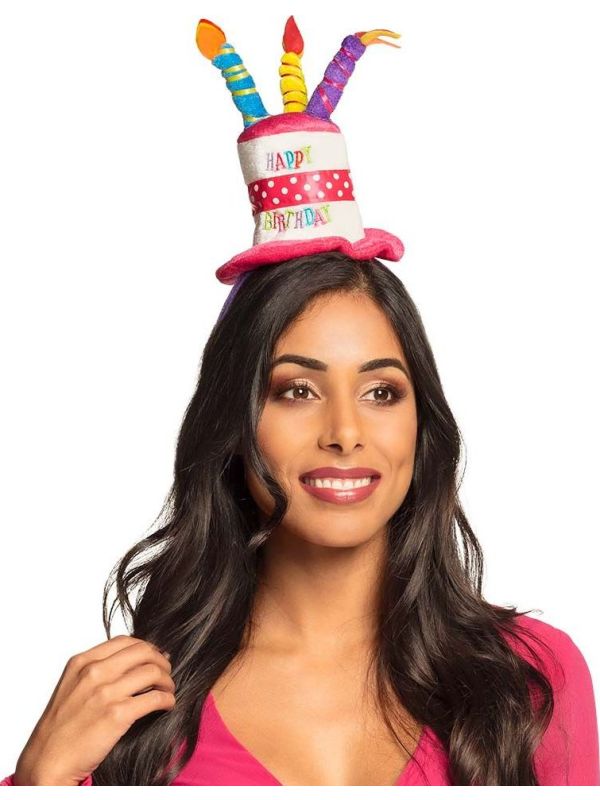 Verjaardagstaart Mini Hoedje Haarband