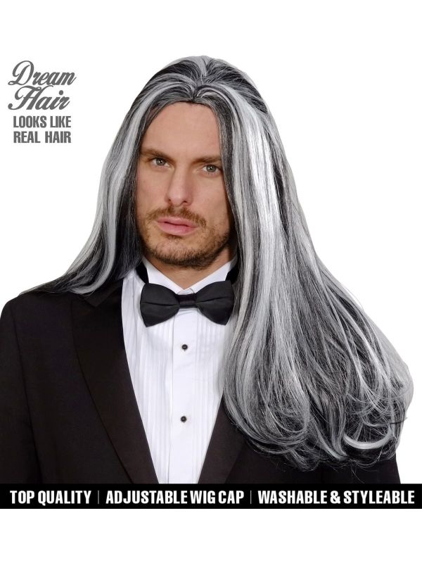 Victoriaanse Vampier Pruik