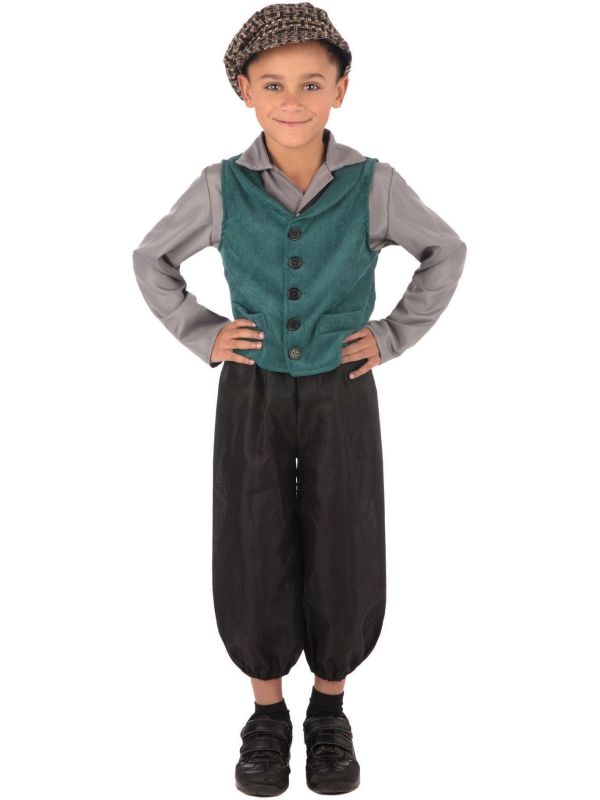 Victorian Street Boy Kostuum Jongens