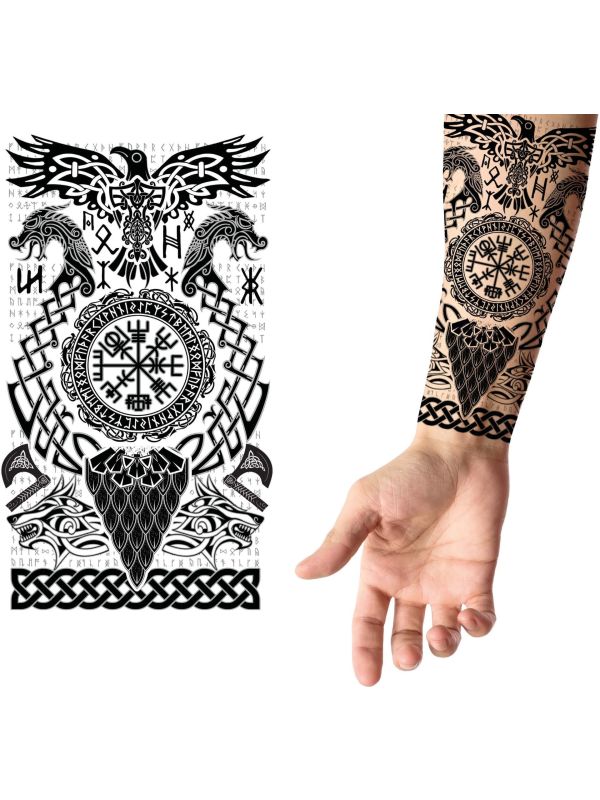 Viking Tattoo Zwart