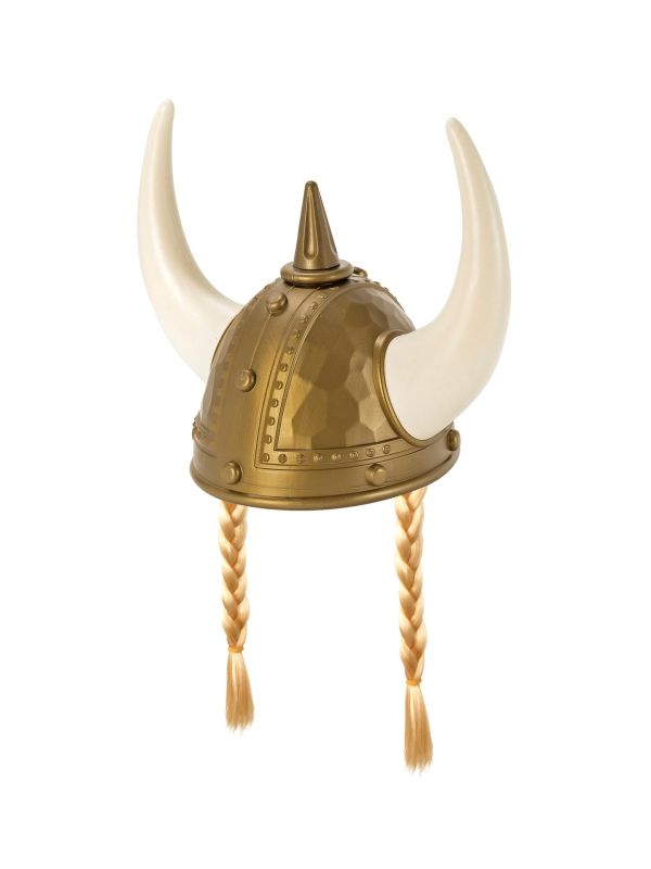 Vikingen Helm met Vlechten Dames Heren