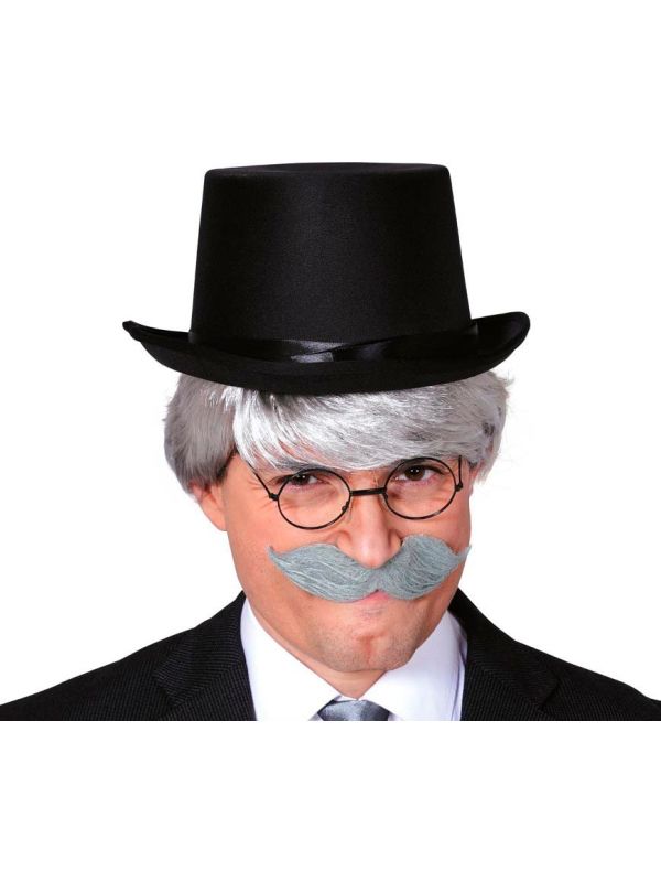 Vilten Zwarte Hoge Hoed