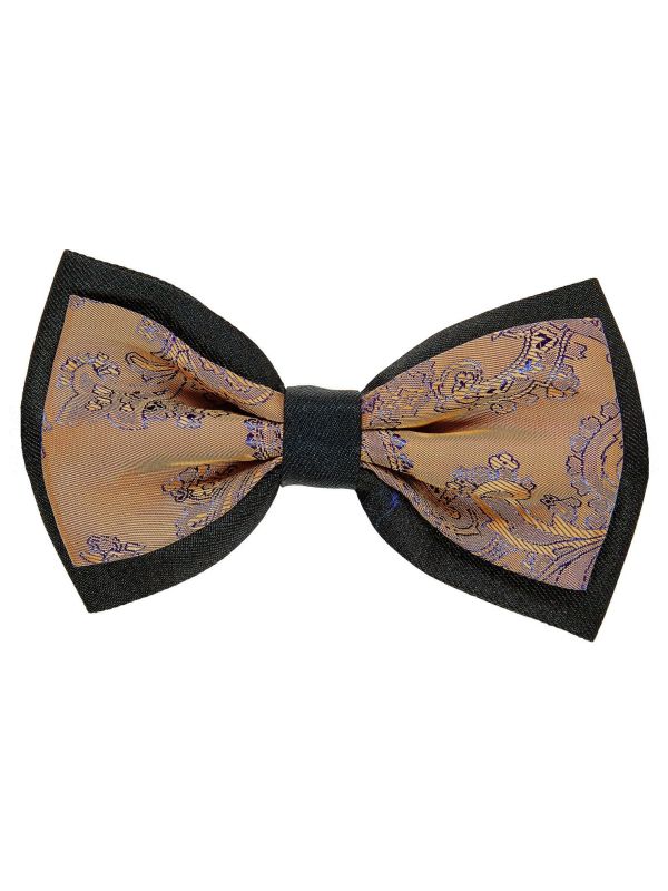 Vintage Bruine Vlinderstrik