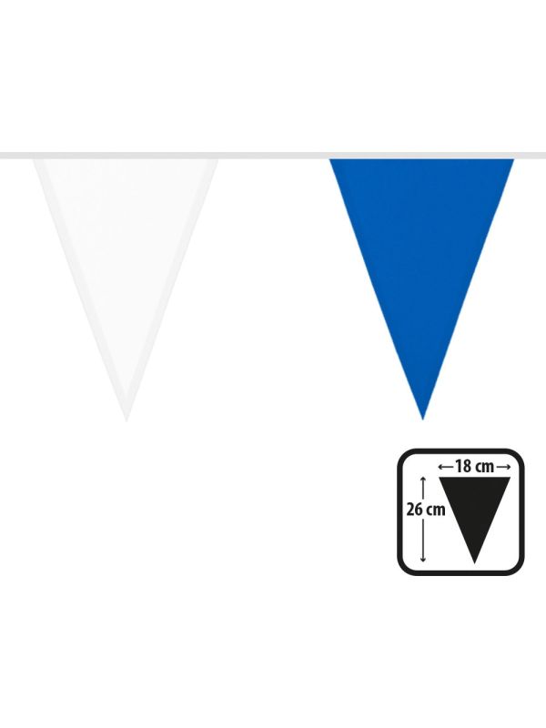 Vlaggenlijn Blauw Wit 6 Meter