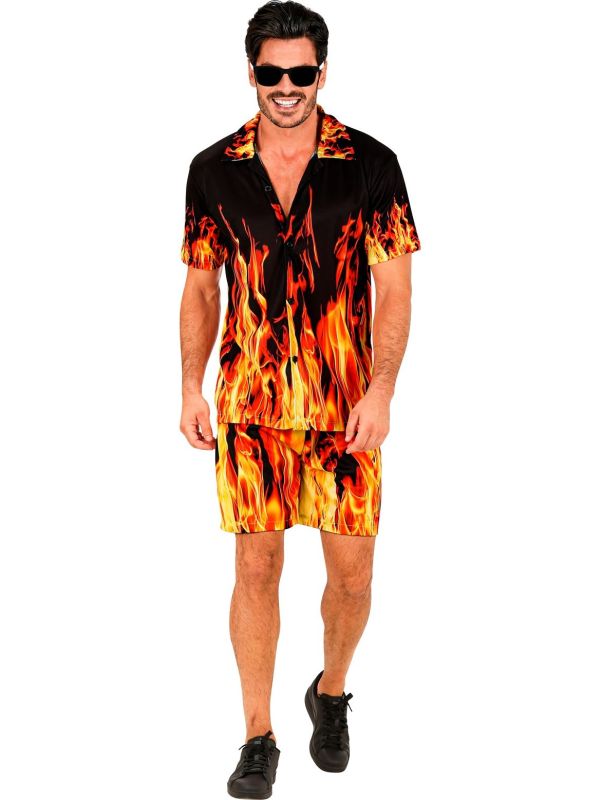 Vlammende Party Summer Suit Heren