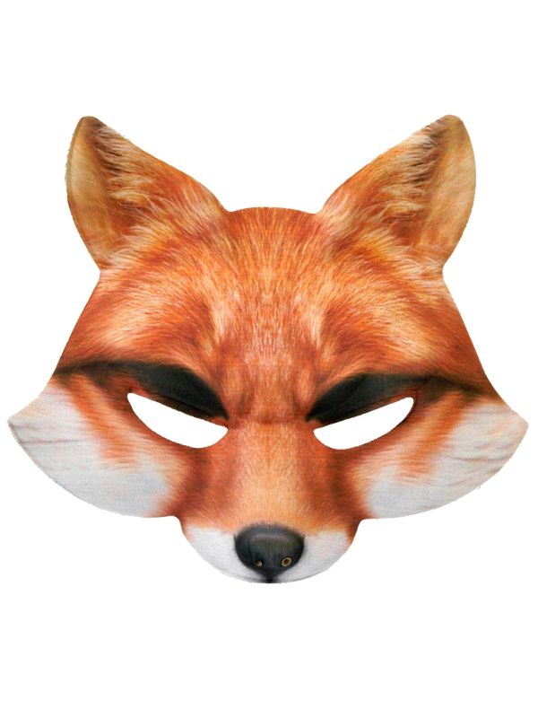 Vos Masker Bruin Carnaval Dames Heren
